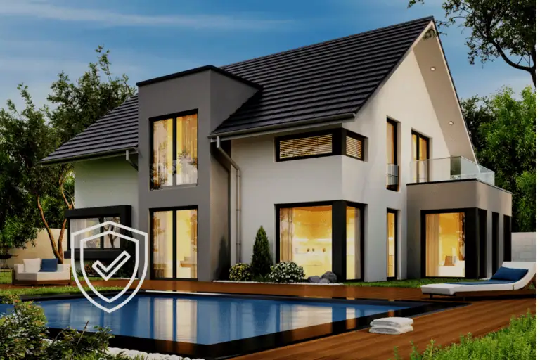 Modernes Einfamilienhaus als Symbol für Wohngebäudeversicherung und Leistungsvergleich 2025